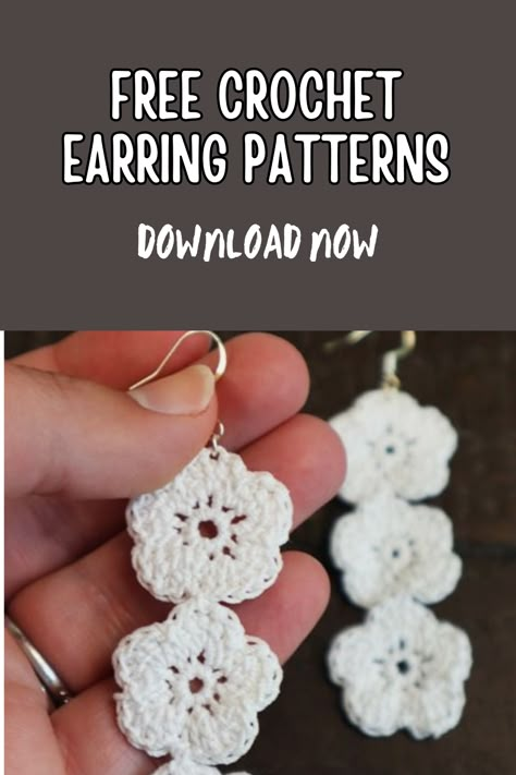 Elevate your accessory game with these stylish and free crochet earring patterns! Perfect for all skill levels, our collection offers a variety of designs to match any outfit or occasion. Follow our detailed instructions to create beautiful, handmade earrings that make great gifts or a chic addition to your own jewelry collection. Start crafting your unique pieces today! Crocheted Earrings Pattern Free, Free Crochet Jewelry Patterns, Crochet Earring Patterns Free, Crochet Earrings Pattern Free, Free Crochet Earring Patterns, Micro Crochet Patterns, Crochet Thread Earrings Free Pattern, Crochet Jewelry Patterns Earrings, Micro Crochet Earrings Pattern