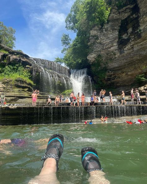 Cummins Falls State... - Travel Destinations in the World Cummins Falls Tennessee, Cummins Falls, Cummins Falls State Park, Tennessee Waterfalls, Living In Nashville, Travel Bucket List Usa, Awesome Places, Swimming Holes, Cummins