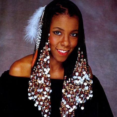 Braids with beads, cowry shells, and more Patrice Rushen, Cantu Curls, American Hairstyles, Fulani Braids, Braids With Beads, Forget Me Nots, African American Hairstyles, Hair Beads, Brown Girl