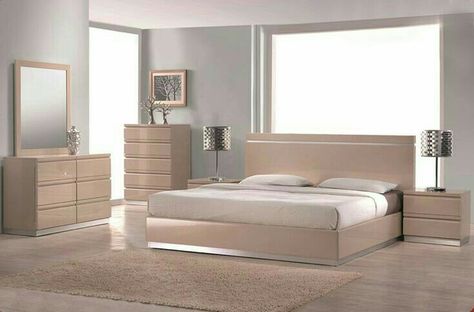 Contemporary Bedroom Sets, Pink Living Room Decor, Best Bedroom Colors, Bed Interior, Wood Bed Design, Room Furniture Design, Bedroom Door Design, Luxury Bedroom Design, Bed Design Modern