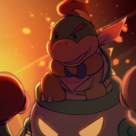 Bowser Jr Pfp, Bowser Jr Fanart, Rosalina And Luma, Koopalings Art, Super Smash Bros Game, Bowser Jr, King Boo, Zelda Breath Of The Wild, Mario Nintendo