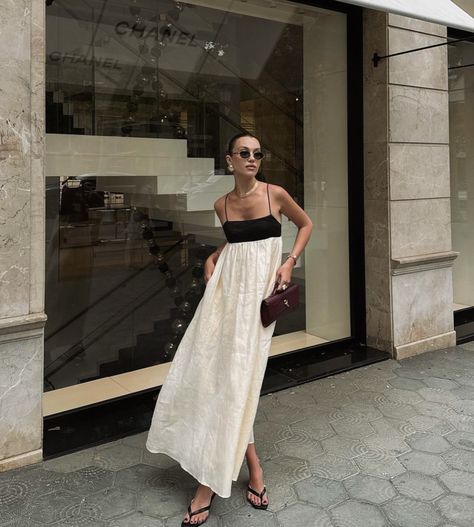 Stylish Dresses For Women, Feminine Dresses, Summer 2025, Loose Maxi Dress, Preppy Style Summer, Dress Woman, Street Style Summer, Linen Maxi Dress, Evening Outfits