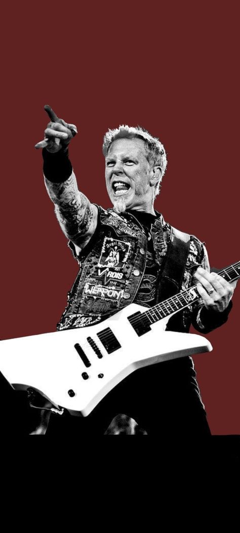 JAMES HETFIELD James Hetfield Wallpaper, James Metallica, Alien Aesthetic, James Hetfield, Jazz Musicians, Thrash Metal, Metal Bands, Metallica, Musician