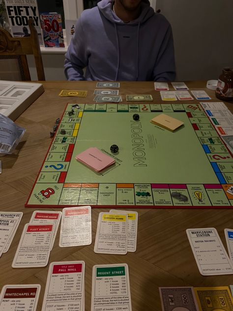 Monopoly Astethic, Monopoly Aesthetic, Board Game Aesthetic, Monopoly Night, Board Games Aesthetic, Tiktok Games, Game Night Aesthetic, Holiday Routine, Txt Core