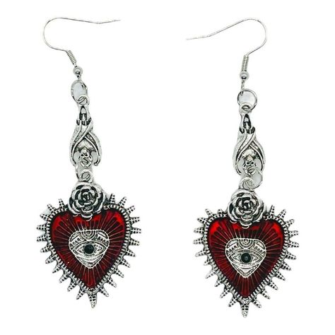 Brand New 1 Pair Per Purchase These Earrings Are Perfect For Anyone Who Loves Gothic Or Whimsical Fashion And Wants To Add A Touch Of Edgy Charm To Their Look. The Earrings Are Made Of Lightweight Materials, Making Them Comfortable To Wear For Extended Periods Of Time. The Gothic Bat Design Adds A Bold And Unique Touch To The Earrings, While The Red Stone Heart Dangle Provides A Pop Of Color And Whimsy. Material: Hypoallergenic & Nickel Free Measurements: Length: 2.5”, Width: .25” Bundle Your Likes And Save More On Shipping! Same Day Or Next Day Shipping 5 Star Seller Tags: Goth, Whimsygoth, Lightweight, Red, Dangle, Evil Eye, Bat, Rose, Vintage Style, Boutique, Indie Sleaze, Bike Vintage Christmas Earrings, Earrings Y2k, Trendy Stud Earrings, Blue Beaded Earrings, Bat Design, Butterfly Earrings Gold, Ear Crawler Earrings, Butterfly Wing Earrings, The Gothic