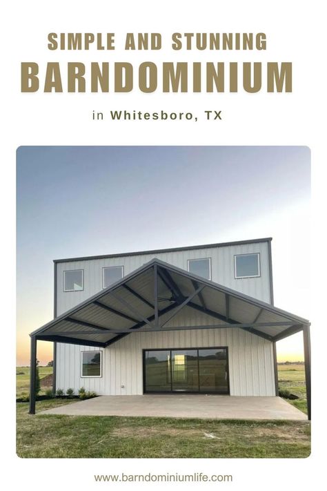 Explore Keen’s 1,800 sq ft barndominium in Whitesboro, TX! A perfect blend of simplicity and beauty, showcasing stylish living in a charming setting. Barndominium Simple, Urban Environment, Barndominium, Barn House, 1 800, House Plans, Things To Come, Building, Beauty