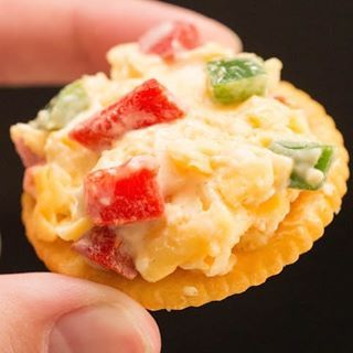 Can’t wait to see how many @ritzcrackers covered in pimento cheese I eat during the Super Bowl 🤪 What’s your “must-have” game day dip? I need a few more to add to our menu. DM or comment if you want my pimento cheese recipe. 🙌🏻 • • #CookingWithJanica #gamedayfood #huffposttaste #yahoofood #ritzcrackers #cheeselover #superbowlparty #pimentocheese Best Pimento Cheese Recipe, Best Pimento Cheese, Pimento Cheese Burger, Pimento Cheese Recipe, Homemade Pimento Cheese, Pimento Cheese Sandwiches, Pimento Cheese Spread, Pimento Cheese Recipes, Best Appetizer Recipes