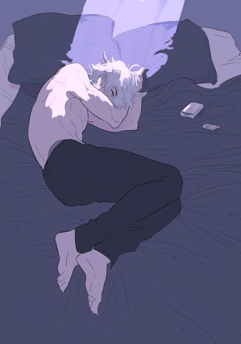 Sleeping Reference Pose, Samatoki Aohitsugi, Sleeping Pose, Sleeping Drawing, Poses Anime, Sleeping Boy, الفن الرقمي, Hypnosis Mic, Anime Poses Reference