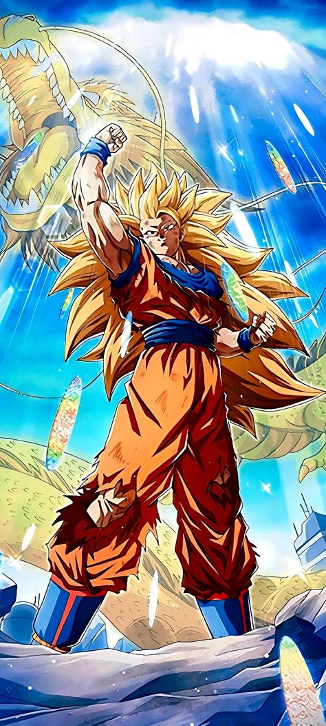 Puño del dragón Ssj 3 Goku Ssj3, Majin Boo, Goku Wallpaper, Beautiful Dragon, Craps, Dragon Ball Gt, Dragon Ball Art, Bleach Anime, Son Goku