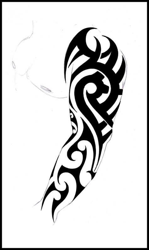 Stammestattoo Designs, Tattoo Bras Homme, Half Sleeve Tattoo Stencils, Tato Suku, Black And White Tattoo, Half Sleeve Tattoos Drawings, Full Sleeve Tattoo Design, Men Tattoos, Tattoo Templates