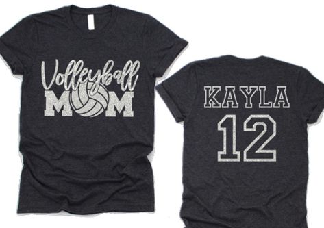 Volleyball Mom Shirts Design, Volleyball T Shirt Designs, Volleyball Team Shirts, Custom Volleyball, Volleyball Mom Shirts, Softball Mom Shirts, Volleyball Shirts, Volleyball Tshirts, Volleyball Shirt