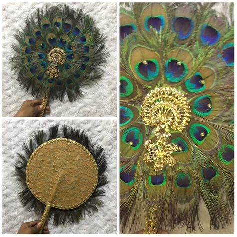 Vana Decoration, Morpankh Jewellery, Pastel Emo, Peacock Fan, Bridal Fan, Orishas Yoruba, Feather Fans, Cool Fish Tanks, Bollywood Theme