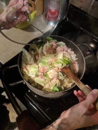 It is a New Orleans tradition to eat black-eyed peas and cabbage on New Years day. Its supposed to bring you luck in the year to come. I personally didn't care for cooked cabbage until I came up with this recipe. Southern Fried Cabbage With Sausage, Smothered Cabbage Recipe, Cabbage With Sausage, Smothered Cabbage, Fried Cabbage With Sausage, New Years Day Meal, Southern Fried Cabbage, Cabbage And Sausage, Cabbage Head