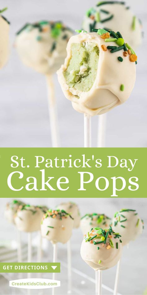 This St. Patricks Day Dessert recipe will be a hit at any gathering – from classroom parties to simply a holiday-inspired dessert for dinner. Making St. Patricks Day cake pops is a breeze when you follow our step-by-step instructions below. St Patrick’s Day Sweets, Saint Patrick’s Day Desserts, St Patricks Day Dessert Easy, St Patrick’s Day Treats, St Patrick’s Day Cake Pops, Lucky Charms Cake Pops, St Patrick’s Day Desserts, March Desserts, St Patrick’s Day Cake