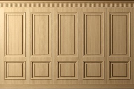 Premium Photo | 3d illustration. classic wall of dark wood panels with door. joinery in the interior. background. Wood Moulding On Walls, Door Joinery, Wallpaper Antique, Wood Moulding, Interior Background, Color Board, Wood Molding, Classic Wall, Wood Panels