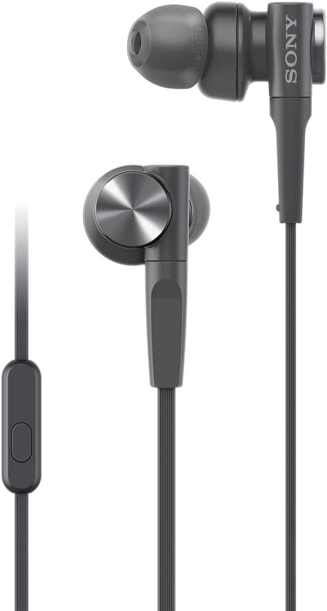 Amazon.com: Sony MDRXB55AP Wired Extra Bass Earbud Headphones/Headset with Mic for Phone Call, Black : Electronics Sony Wired Headphones, Wired Headphones Aesthetic, Headphones With Wire, Skullcandy Earphones, Best Multi Tool, Sony Earphones, Headphones Aesthetic, Internet Of Things, Headphone With Mic