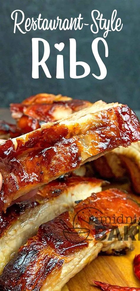 Looking for easy grilling recipes? This Chinese Restaurant Style Ribs are made with simple ingredients. Grill it for Father's Day dinner and all summer long. Made with very simple ingredients. It's the best cookout recipe for your backyard parties. Labor Day Bbq, Easy Grilling Recipes, Backyard Parties, Easy Grilling, Ribs Recipe, Cookout Food, Beef Ribs, Incredible Recipes, Rib Recipes