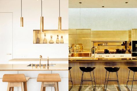 Tampil Elegan, 10 Desain Dapur Mewah dengan Aksen Serba Warna Emas , Dapur adalah salah satu tempat yang paling banyak dikunjungi, apalagi bagi seorang istri atau ibu rumah tangga. Sebagian besar waktunya akan dihabiskan , https://www.dailysia.com/tampil-elegan-10-desain-dapur-mewah-dengan-aksen-serba-warna-emas/ Breakfast Bar, Furniture, Home Decor, Home Décor