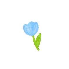 Tulip Flower Drawing, Tulip Drawing, Baby Blue Wallpaper, Blue Drawings, Mini Doodle, Cartoon Butterfly, Flower Icons, Blue Tulips, Instagram My Story