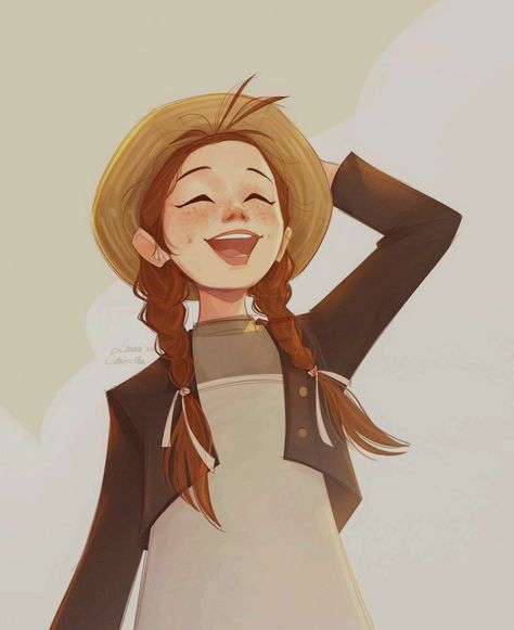 Anne Green, Gilbert And Anne, Anne With An E, Anne Shirley, Anne Of Green, Anne Of Green Gables, Green Gables, Love Drawings, Cute Cartoon Wallpapers