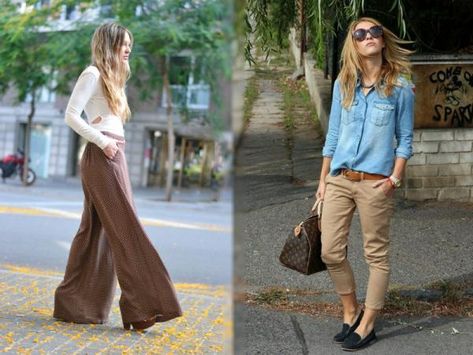 Cómo combinar un pantalón café. Combinar un pantalón café es complicado ya que muchas veces no sabemos qué le sienta bien a las tonalidades marrones. Aunque no suele ser el color... Outfit Mujer, Health Promotion, Healthy People, Work Fashion, Outfits Casuales, Casual Jeans, Harem Pants, Khaki Pants, Casual Outfits