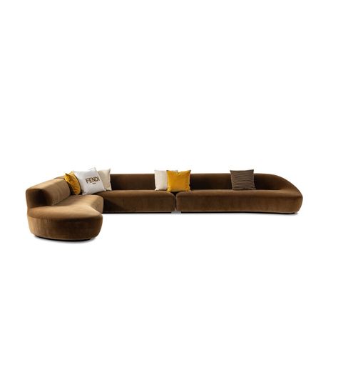 Sandia sofa - Products | Fendi Casa Fendi Aesthetic, Furniture Design Luxury, Luxury Sofa Modern, Modern Furniture Design, Luxury Furniture Sofa, Fendi Casa, Furniture Sofa, Future Trends, Home Technology