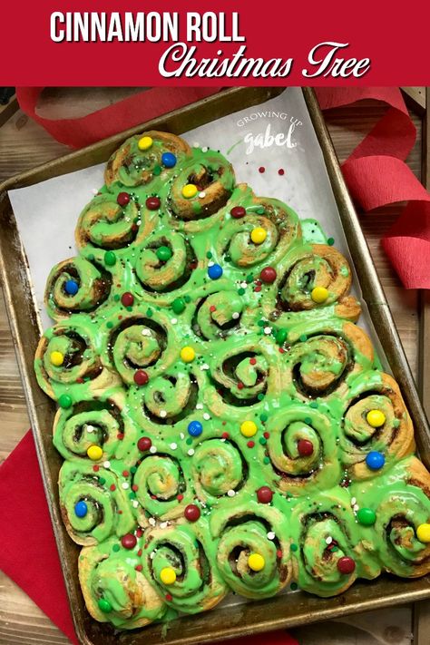 How to Make a Cinnamon Roll Christmas Tree Growing Up Gabel Cinnamon Roll Christmas Tree, Cinnamon Roll Christmas, Bake Cinnamon Rolls, Roll Christmas Tree, Easy Homemade Cinnamon Rolls, Cake Mix Cinnamon Rolls, Christmas Desert, Homemade Cinnamon Rolls Easy, Rolls From Scratch