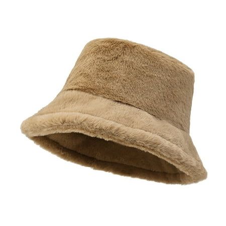 Description: You can freely match your clothing, jewelry and shoes and bags with this fisherman cap with simple solid color design and splicing style, which is an all-match fashion item. Featuring soft elastic material and fine workmanship, this bucket hat is warm, windproof and comfortable to wear. It is constructed of plush material. The brim of the hat is 7.5cm, the depth of the hat is 11cm, and the circumference of the hat is about 58cm. It is suitable for women to wear for party, date, shop Fur Hat Pattern, Fuzzy Bucket Hat, Fluffy Bucket Hat, Fur Bucket, Fur Bucket Hat, Fleece Plaid, Soft Feeling, Acrylic Fiber, Casual Cap