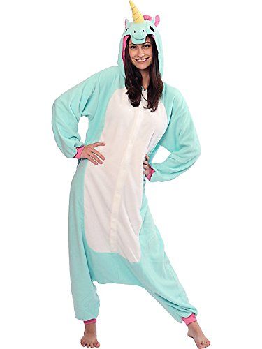 Blue Unicorn Kigurumi - Adult Costume *0* a ahorrar Pajamas For Teens, Blue Unicorn, Cute Onesies, Animal Onesie, Animal Pajamas, Costumes For Teens, Onesie Pajamas, Cozy Pajamas, Pajamas Comfy