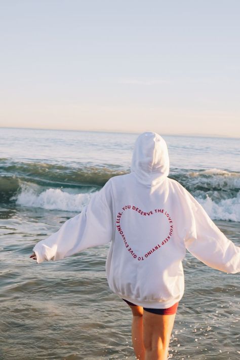 You Deserve the Love You Keep Trying to Give to Everyone else Hoodie, The Love Club Collective, loveclubcollective.com Gradient Heart, Hey Bestie, Love Hoodie, Love Club, Trendy Hoodies, The Love Club, Keep Trying, 로고 디자인, Heart On