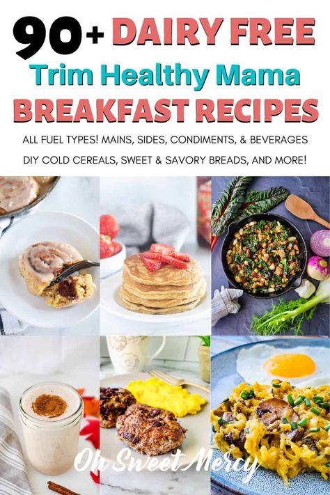 Trim Healthy Mama Pancakes, Trim Healthy Mama Recipes Dinner, Trim Healthy Mama Breakfast, Thm Meal Plans, Dairy Free Breakfast, Trim Healthy Mama Diet, Thm Breakfast, Dairy Free Pancakes, Trim Healthy Momma