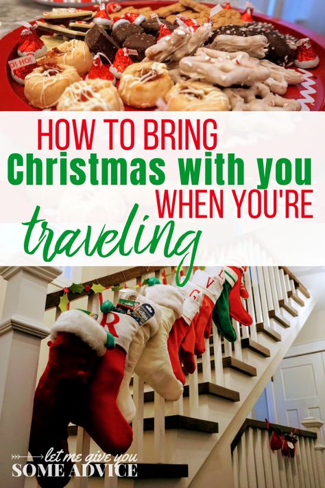 What to pack for a Christmas vacation away from home. Including how to decorate a vacation rental, packing tips for Christmas travel and more. Christmas vacation home | packable Christmas decor | how to travel at Christmastime with kids | celebrating Christmas on vacation | Christmas in a hotel room | packing ideas for Christmas via @someadvice Christmas Getaways, Disney Christmas Tree, Christmas Destinations, Packing Ideas, Cabin Christmas, Christmas Planning, Celebrating Christmas, Ideas For Christmas, Christmas Travel