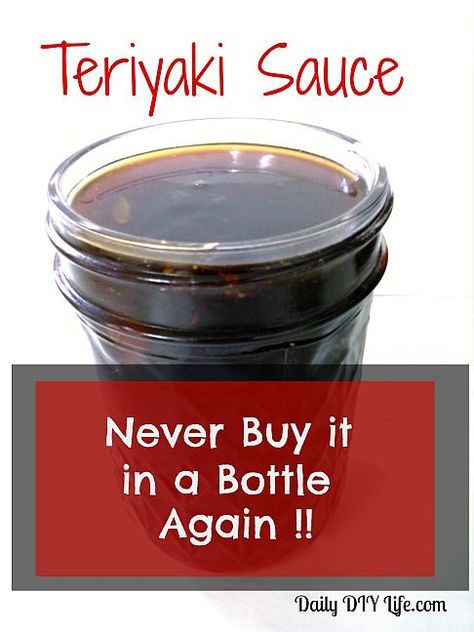 Terriaki Sauce, Best Teriyaki Sauce, Teriyaki Sauce Recipe, Asian Sauce, Marinade Sauce, Homemade Teriyaki Sauce, Gravy Sauce, Homemade Seasonings, Chinese Dishes