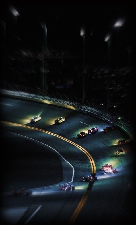 Cars Driving, At Night, Cars