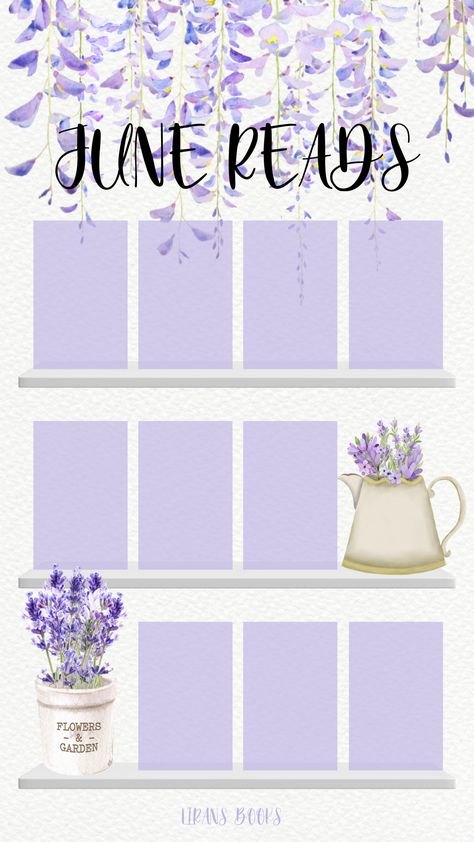 June Reading Tracker, June Books Read Template, Bookish Templates, Reading Template, Bookstagram Templates, Book Review Template, Literary Themes, Book Reading Journal, Monthly Planner Template