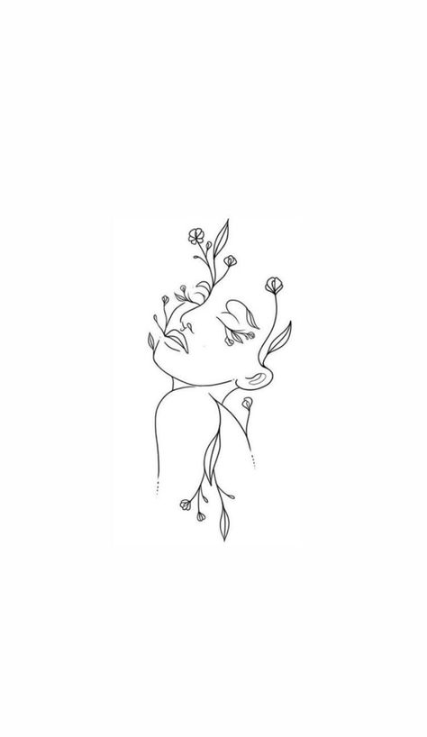 210+ Meaningful Self-Love Tattoo Designs (2023) - TattoosBoyGirl Woman Floral Tattoo, Witchy Underbust Tattoo Ideas, Self Love Drawings, Women Figure Tattoo, Heart Flowers Tattoo, Small Self Love Tattoo, Tattoos That Represent Growth, Self Love Drawing, Personal Growth Tattoo