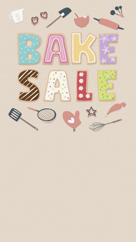 Bake Sale Themes Ideas, Bake Sale Poster Ideas, Bake Sale Template, Kids Bake Sale, Bake Sale Sign, Bake Sale Poster, Donation Poster, Bake Sale Flyer, Key Club