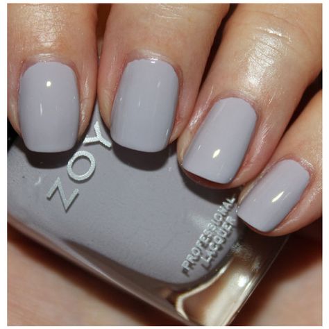 Light Gray Nails, Nails Gray, Grey Nail, Grey Nail Polish, Grey Nails, Nagellack Trends, Zoya Nail, Zoya Nail Polish, Gray Nails