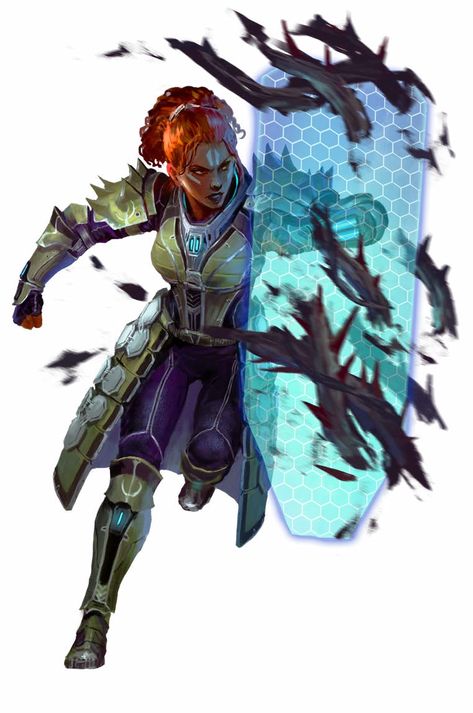 Sci-fi Paladin, Space Sci Fi Character Design, Sci Fi Paladin, Space Paladin, Starfinder Character Art, Starfinder Art, Sci Fi Character Art, Sci Fi Character Design, Sci Fi Rpg