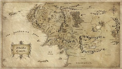 Lord Of The Rings Detailed Map Lord Of The Rings Middle Earth | Etsy The Hobbit Map, Map Of Middle Earth, Map Canvas Painting, Middle Earth Map, Earth Poster, Earth Map, Map Wallpaper, Artwork For Living Room, Poster Pictures