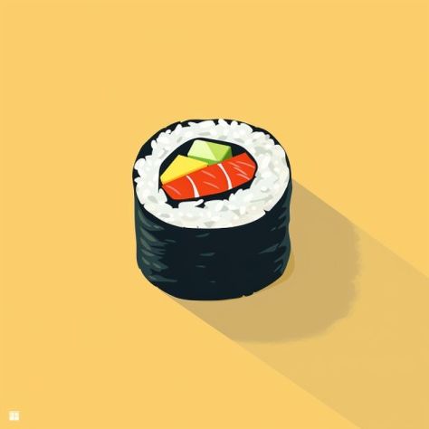 Chitrmela Minimalist flat design poster cute sushi roll deliciou 50721080 fa29 4461 8d60 2d2a9a1d4cb6 1 - Photo #12834 - Chitrmela - Explore all free stock photos. Sushi Roll Illustration, Minimalist Flat Design, Creative Desktop Wallpaper, Flat Design Poster, Cute Sushi, Minimalist Flat, Poster Cute, Sushi Roll, Creative Illustration