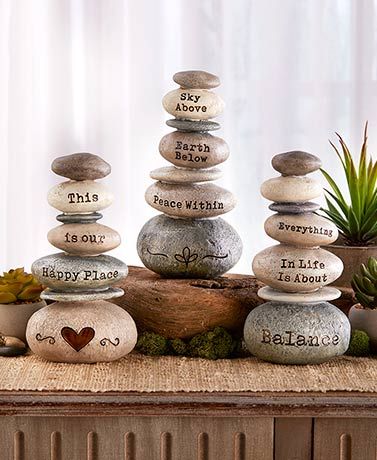 Tabletop Shelf, Hemma Diy, Deco Nature, Painted Rocks Craft, Rock Painting Patterns, Rock Decor, Rock Painting Designs, Tabletop Decor, Stone Crafts