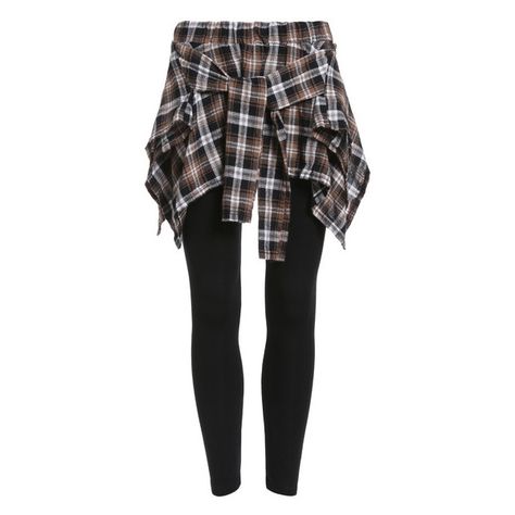 Elastic Waist Plaid Khaki Skirt Leggings ($15) ❤ liked on Polyvore featuring pants, leggings, romwe, elastic waist khaki pants, khaki trousers, elastic waist pants, plaid pants and elastic waistband pants Khaki Leggings, Pants Colorful, Leggings Colorful, Colorful Pants, Tartan Leggings, Colored Leggings, Tartan Pants, Plaid Leggings, Color Leggings