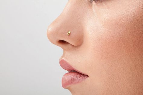 Nose piercing healing tips and advice.. If the gem or decorative end of your nose ring sticks up too far from your nose, you’ll probably need to.. $12.99 (30% off) free shipping.. Whether you’re looking for a minimalist gold nostril nail, or a beaded seam riYou can look new details of Nose Stud Too Long by click this link : view details Tiny Nose Piercing, Nose Pin Gold, Nose Stud Sizes, Small Nose Stud, Spiderbite Piercings, Small Nose Studs, Nostril Jewelry, Double Nose Piercing, Tiny Nose Studs