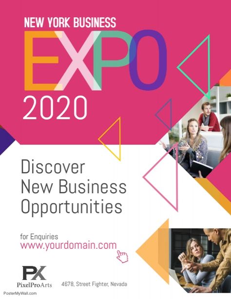 Business Expo Exhibition Poster Flyer Expo Design Poster, Poster For Exhibition, Art Exhibition Flyer Design, Expo Poster Design, Business Event Poster, Exhibition Invitation Design, Real Estate Agent Website Design, Exhibition Design Poster, Expo Poster