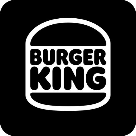 Black Burger, App Logos, Roblox T-shirt, King Tshirt, Business Icon, Business Icons, App Logo, Burger King Logo, Burger King