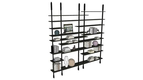 Shelving Unit - - 3D Warehouse Modern Shelving Units, Sketchup Models, Sketchup Model, Modular Shelving, Modern Shelving, 3d Warehouse, Shelving Unit, Mid-century Modern, Shelves