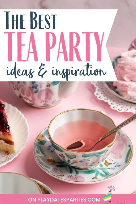 Tea Party To Do List, Grandparents Day Tea Party, High Tea Fundraiser Ideas, What To Do At A Tea Party, Tea Bachelorette Party Ideas, Father Daughter Tea Party, 50th Tea Party Birthday, 80th Birthday Tea Party Ideas, Outside Tea Party Ideas