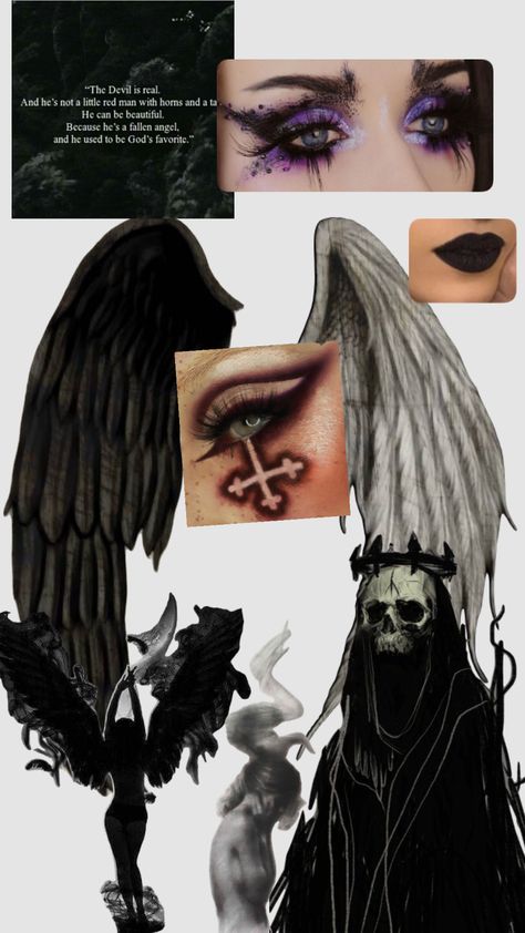 Fallen Angel costume Fallen Angel Diy Costume, Fallen Angel Makeup Ideas, Fallen Angel Aesthetic Costume, Fallen Angel Outfit, Fallen Angel Costume Ideas, Fallen Angel Makeup, Fallen Angel Halloween, Fallen Angel Costume, Angel Costume Diy