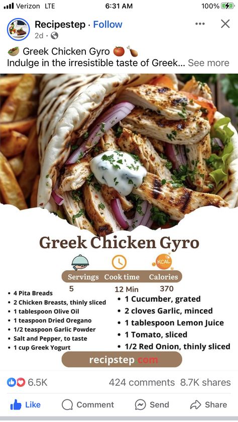 Gyro Tacos, Chicken Gyro Meat Recipe, Chicken Gyros Recipe, Gyro Meat Recipe Chicken, Greek Chicken Gyros Oven, Greek Food Gyros, Healthy Chicken Gyro Recipe, Traditional Gyro Meat Recipe, Greek Chicken Gyros On A Homemade Spit